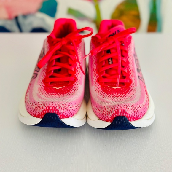 HOKA Women's Mach X Running Shoe in Raspberry/Strawberry - Picture 5 of 11